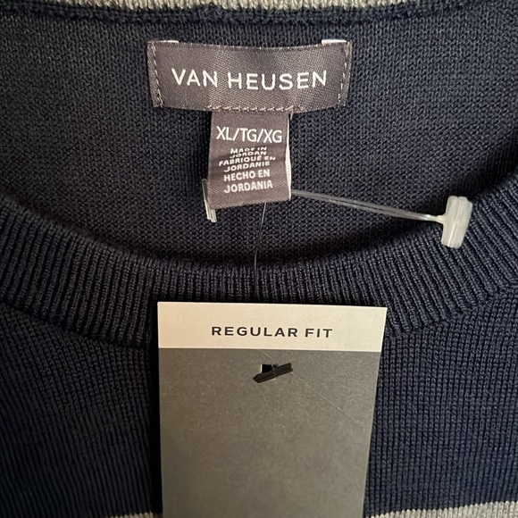 Van Heusen crewneck sweater XL NWT - Picture 4 of 9
